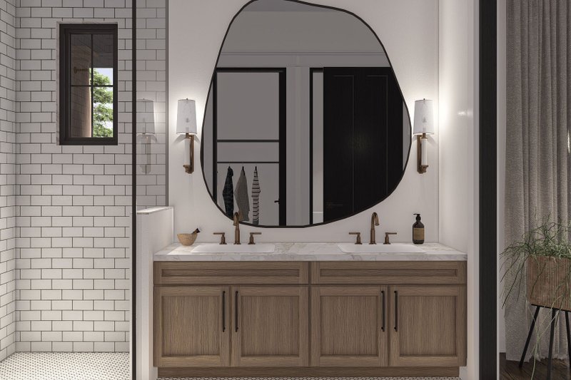 Dream House Plan - Interior - Master Bathroom 1 for Colonial House Plan #455-491 - 3 bed, 2 bath