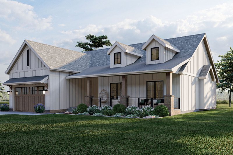 Architectural House Design - Exterior - Other Elevation for Modern House Plan #455-318 - 3 bed, 2 bath