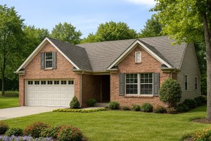 Traditional Exterior - Front Elevation Plan #17-433