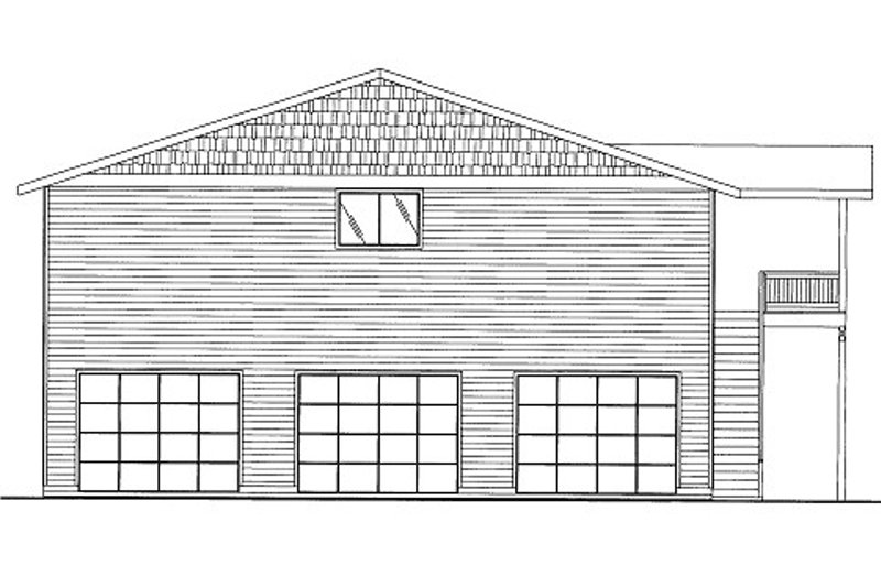 Dream House Plan - Cabin Exterior - Front Elevation Plan #117-782
