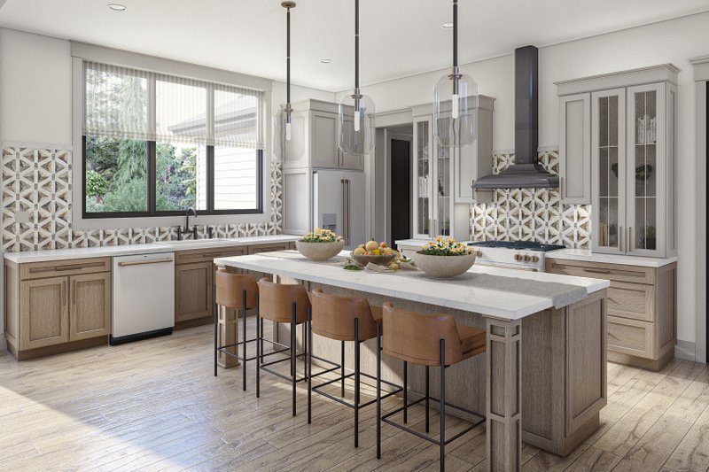 Home Plan - Interior - Kitchen 1 for Modern House Plan #455-568 - 3 bed, 2 bath