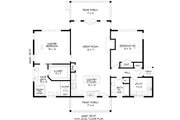 Craftsman Style House Plan - 2 Beds 2 Baths 1392 Sq/Ft Plan #932-1080 