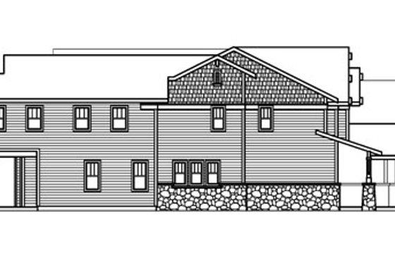 Exterior - Other Elevation for Craftsman House Plan #124-723 - 4 bed, 4.5 bath