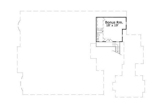 Floor Plan - Other Floor for European House Plan #411-834 - 3 bed, 3.5 bath
