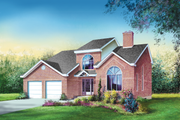 Traditional Style House Plan - 3 Beds 1.5 Baths 2578 Sq/Ft Plan #25-2194 