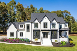 Tudor Exterior - Front Elevation Plan #1116-11