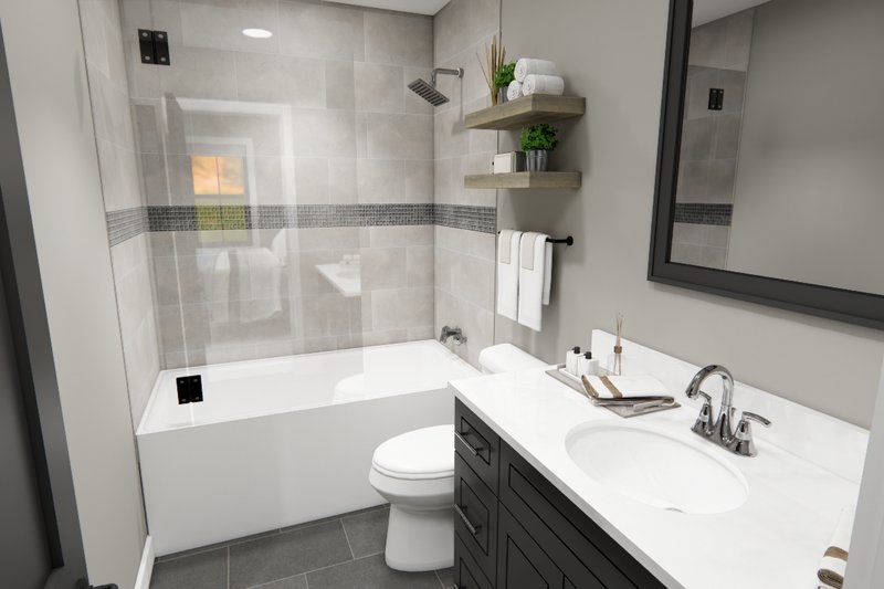 Home Plan - Interior - Bathroom 2 for Farmhouse House Plan #51-1371 - 4 bed, 3.5 bath