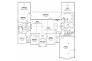 Tudor Style House Plan - 4 Beds 4.5 Baths 4001 Sq/Ft Plan #1096-15 