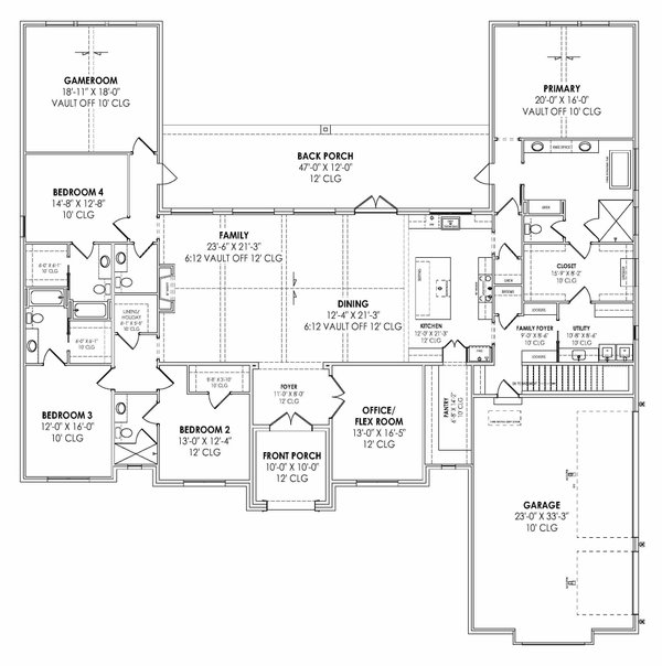 Tudor Floor Plan - Other Floor Plan #1096-15