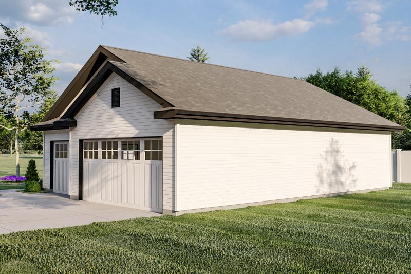 Architectural House Design - Exterior - Other Elevation 1 for Traditional House Plan #455-62, 0 bath