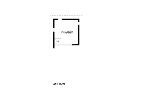 Craftsman Floor Plan - Upper Floor Plan #890-11