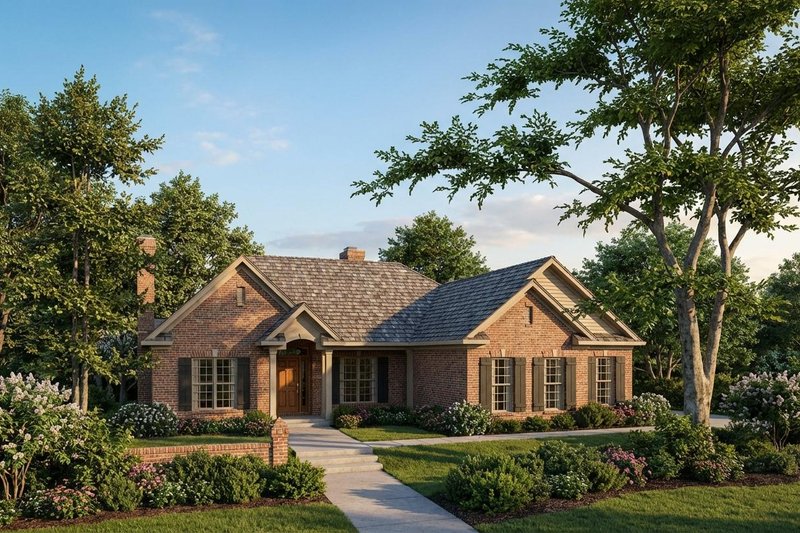 House Plan Design - Traditional Exterior - Front Elevation Plan #22-131