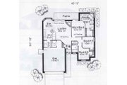 Traditional Style House Plan - 3 Beds 2 Baths 1260 Sq/Ft Plan #310-890 
