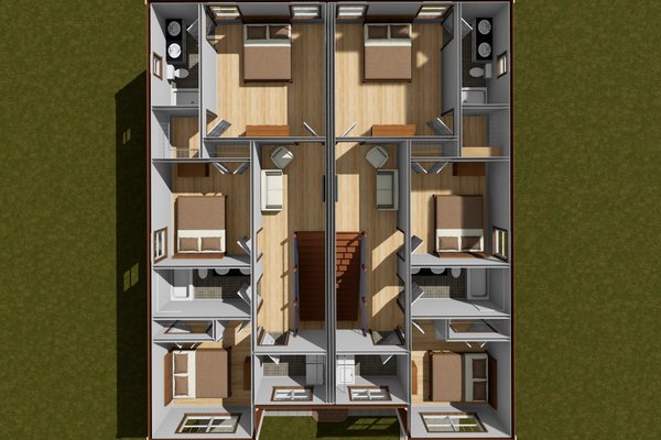 Cottage Floor Plan - Upper Floor Plan #513-2278