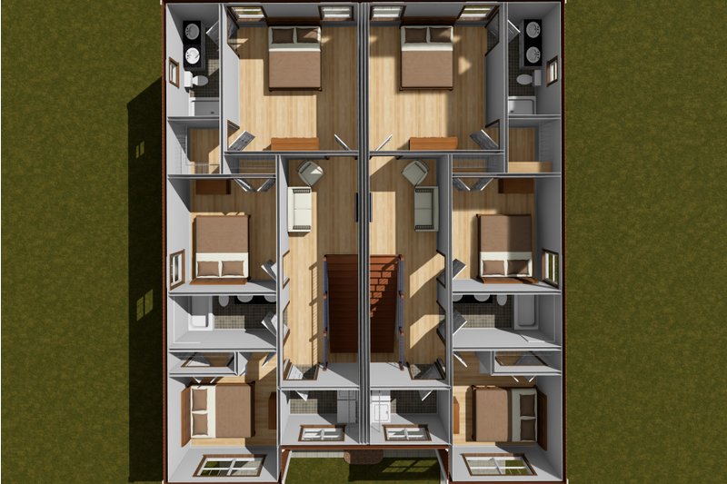 Architectural House Design - Floor Plan - Upper Floor for Cottage House Plan #513-2278 - 3 bed, 2.5 bath