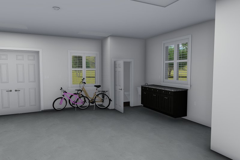 Architectural House Design - Interior - Other 1 for Traditional House Plan #1060-86, 0.5 bath