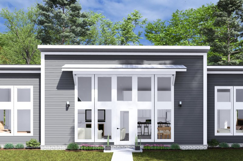 House Plan Design - Exterior - Other Elevation for Modern House Plan #513-2285 - 3 bed, 2 bath