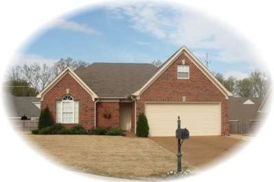Exterior - Front Elevation for European House Plan #81-1403 - 3 bed, 2 bath