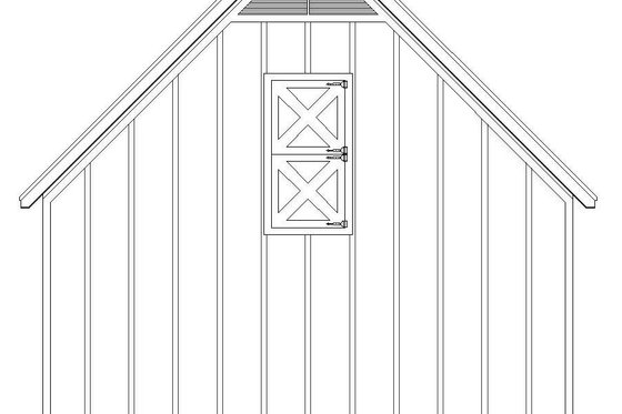 Exterior - Other Elevation for Farmhouse House Plan #932-133, 0 bath