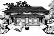 Traditional Style House Plan - 3 Beds 2 Baths 2844 Sq/Ft Plan #303-182 
