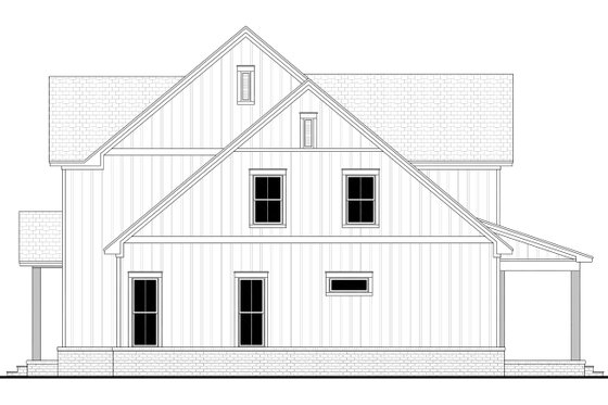 Exterior - Other Elevation 1 for Farmhouse House Plan #430-248 - 4 bed, 3.5 bath