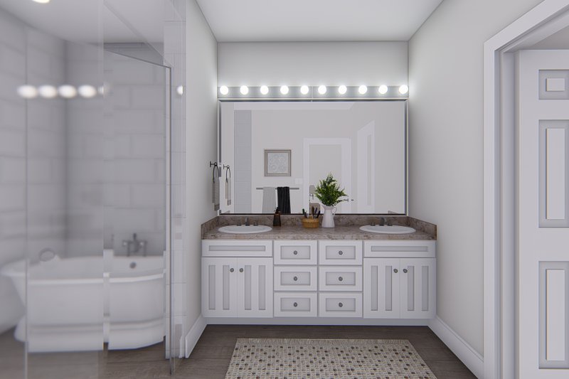 Architectural House Design - Interior - Master Bathroom 2 for Farmhouse House Plan #1060-140 - 5 bed, 2.5 bath