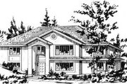 European Style House Plan - 3 Beds 2 Baths 2136 Sq/Ft Plan #18-9129 