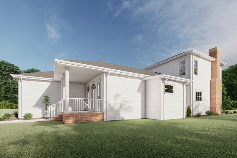 House Design - Exterior - Other Elevation 6 for Southern House Plan #1092-58 - 5 bed, 3.5 bath