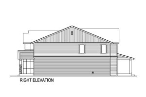 Exterior - Other Elevation 1 for Contemporary House Plan #569-79 - 4 bed, 3 bath