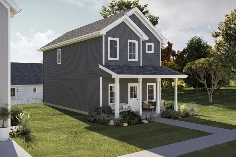 Dream House Plan - Exterior - Other Elevation for Traditional House Plan #455-671 - 3 bed, 2.5 bath