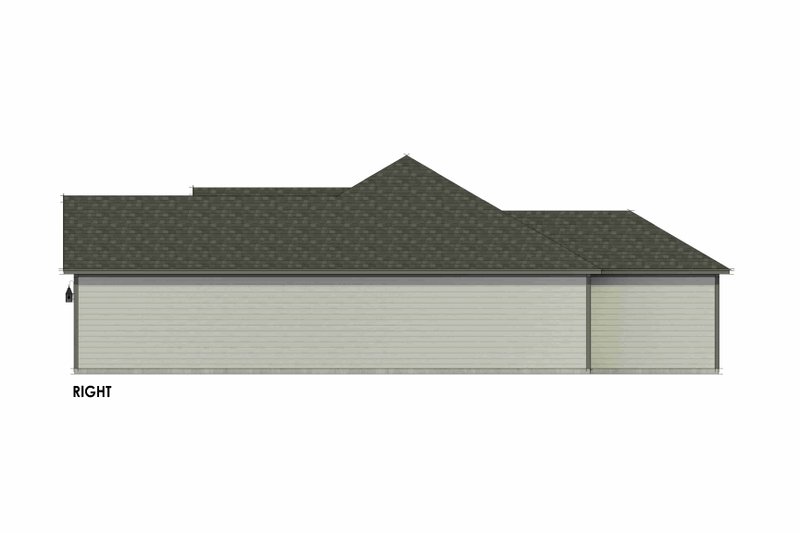 House Design - Exterior - Other Elevation 1 for Traditional House Plan #1096-119 - 3 bed, 2 bath