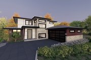 Contemporary Style House Plan - 3 Beds 3.5 Baths 2835 Sq/Ft Plan #1101-6 