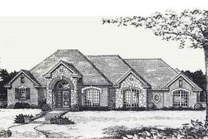 Traditional Exterior - Front Elevation Plan #310-820