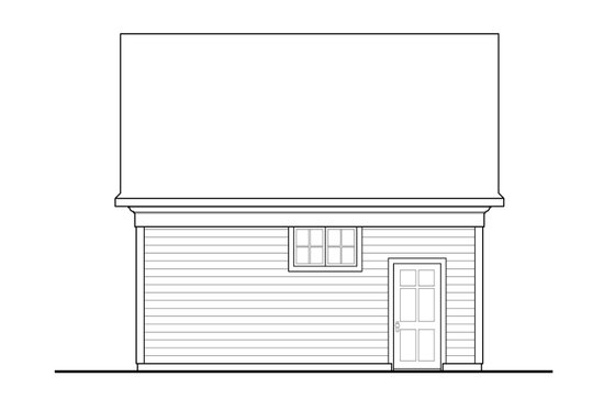 Exterior - Other Elevation for Country House Plan #124-1179, 0 bath