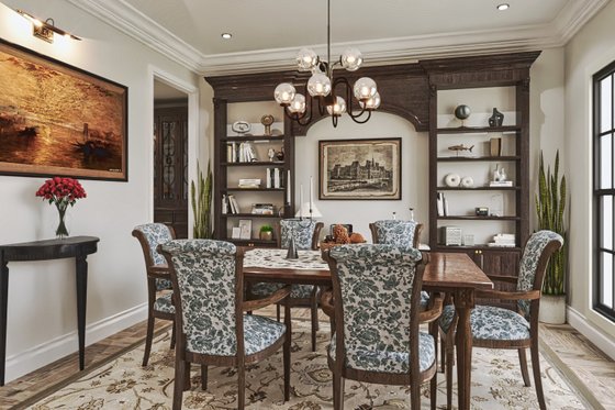 Interior - Dining Room for Traditional House Plan #54-450 - 5 bed, 4 bath