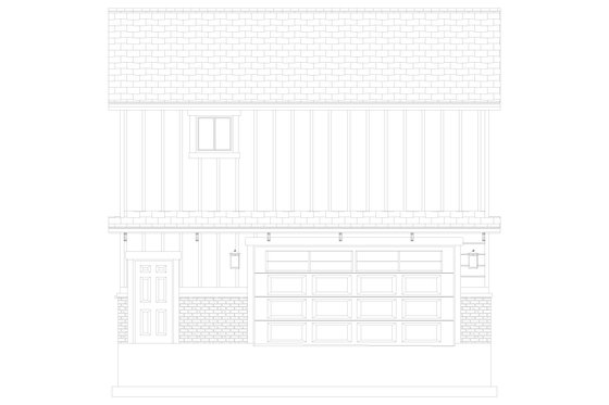 Exterior - Front Elevation 5 for Traditional House Plan #1060-380 - 2 bed, 1 bath