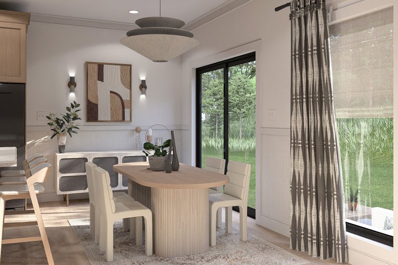 House Design - Interior - Dining Room 1 for Farmhouse House Plan #455-402 - 3 bed, 2.5 bath