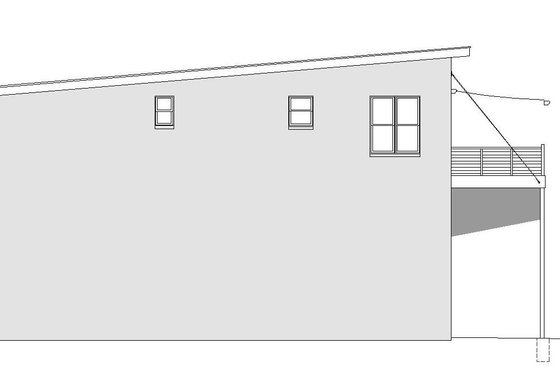 Exterior - Other Elevation for Contemporary House Plan #932-178 - 3 bed, 2 bath