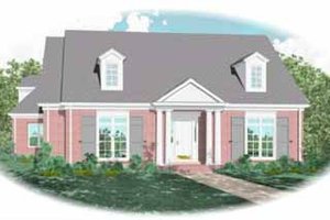 Traditional Exterior - Front Elevation Plan #81-395