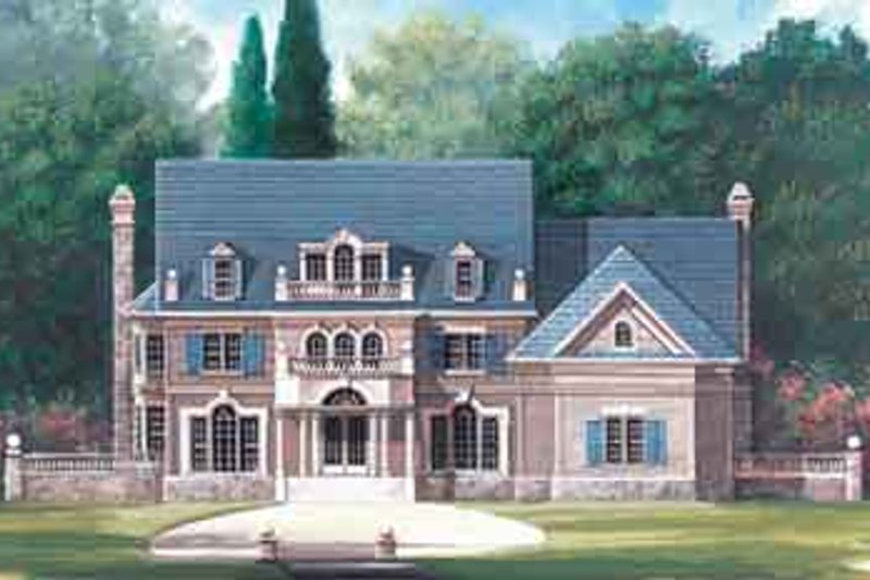 Dream House Plan - Colonial Exterior - Front Elevation Plan #119-135
