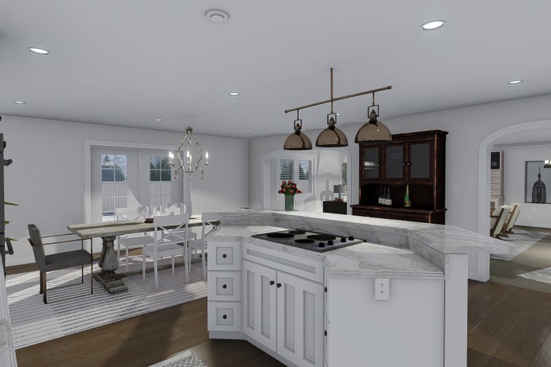 Dream House Plan - Interior - Kitchen for Ranch House Plan #1060-13 - 6 bed, 3 bath