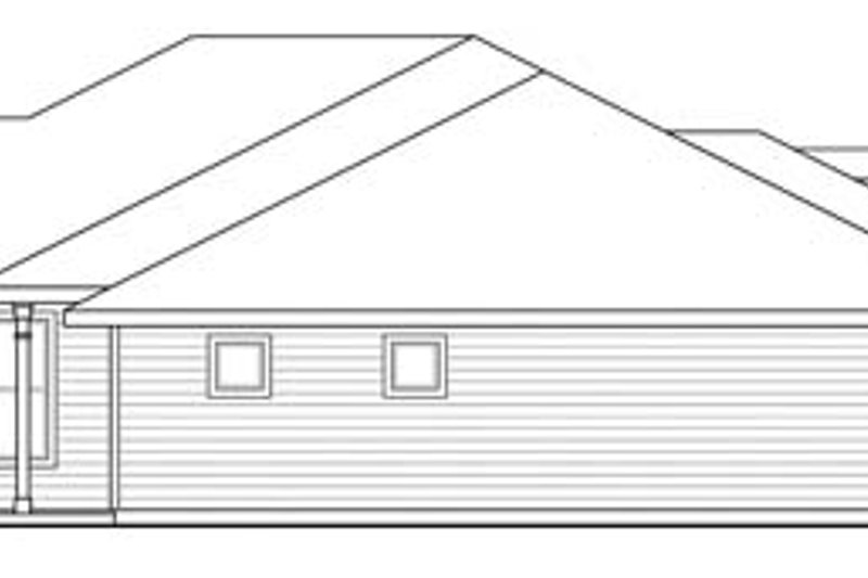 Dream House Plan - Exterior - Other Elevation for Prairie House Plan #124-847 - 4 bed, 3.5 bath