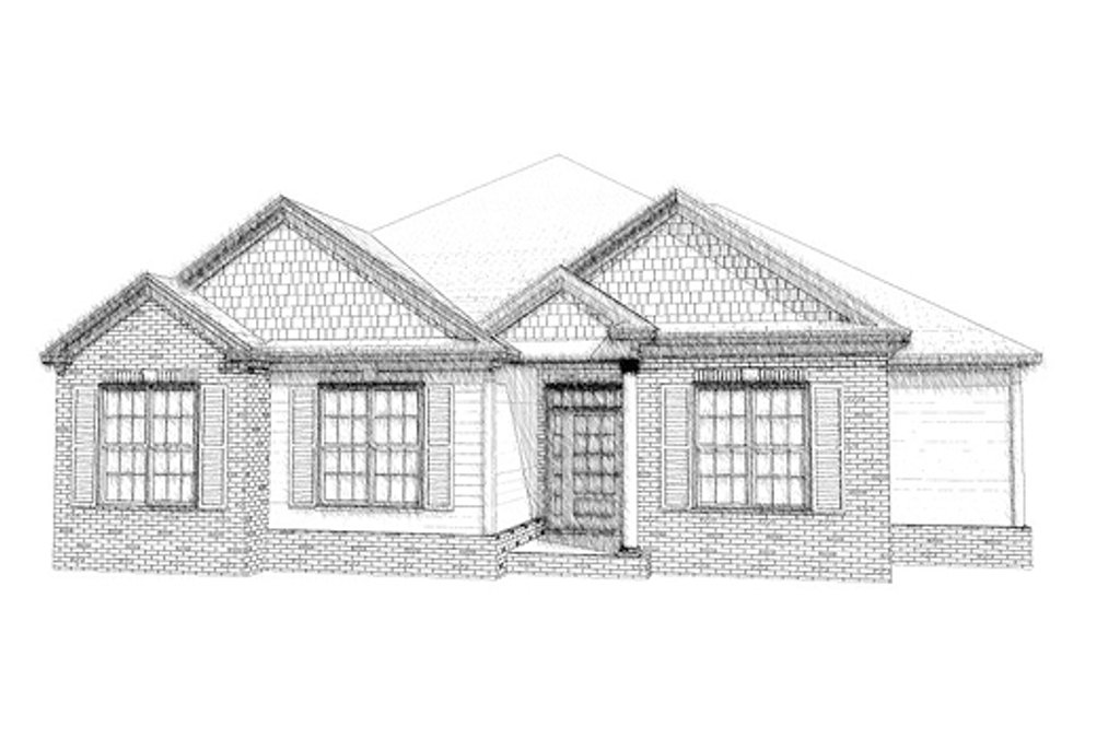 Exterior - Front Elevation 2 for Traditional House Plan #63-266 - 3 bed, 2 bath