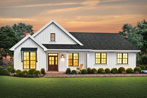 Home Plan - Farmhouse Exterior - Front Elevation Plan #48-985