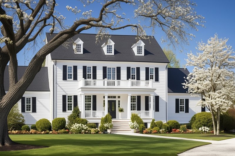 House Design - Farmhouse Photo Plan #137-166