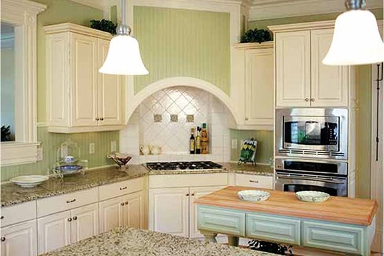 Interior - Kitchen 1 for Victorian House Plan #410-104 - 4 bed, 3.5 bath