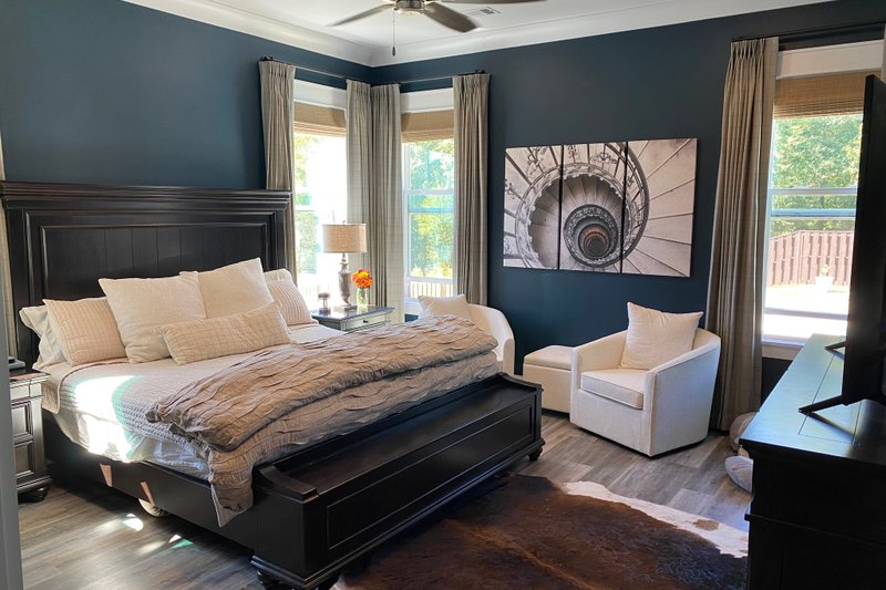 Architectural House Design - Interior - Master Bedroom for Craftsman House Plan #63-418 - 4 bed, 3 bath