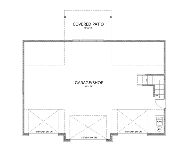 Dream House Plan - Barndominium Floor Plan - Main Floor Plan #112-177