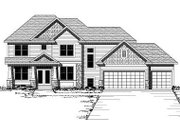 Traditional Style House Plan - 4 Beds 2.5 Baths 2795 Sq/Ft Plan #51-279 