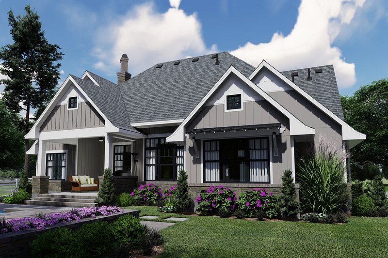 Architectural House Design - Taupe